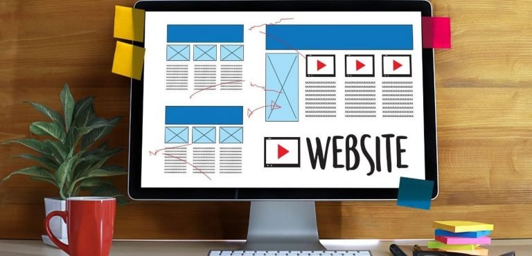 Why start-ups need great websites mockup of a web design